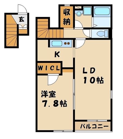レオネクストレジナの物件間取画像